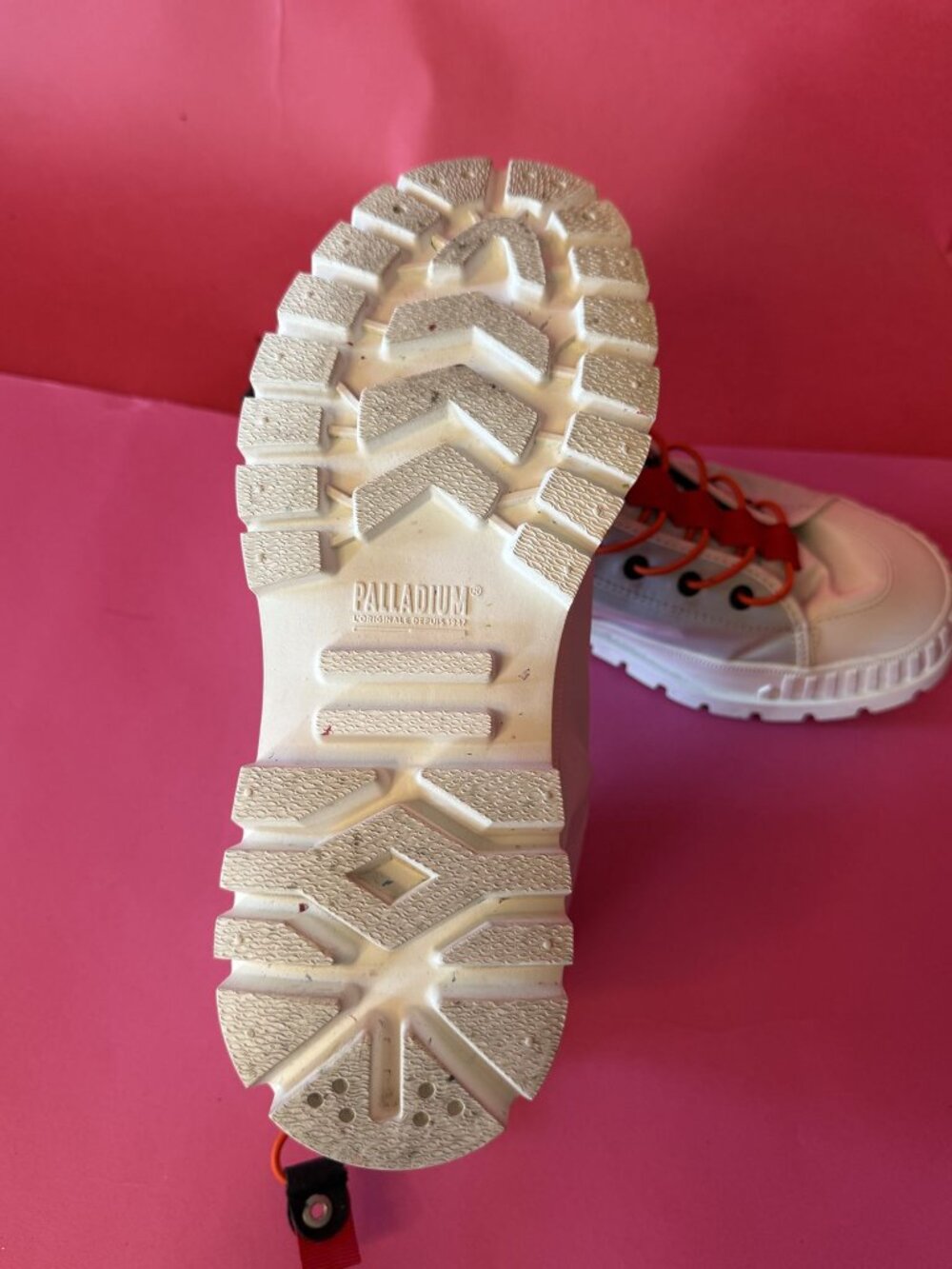 Palladium Pallashock Mid Ticket to Earth Star White Sneaker Boots - Picture 9 of 11